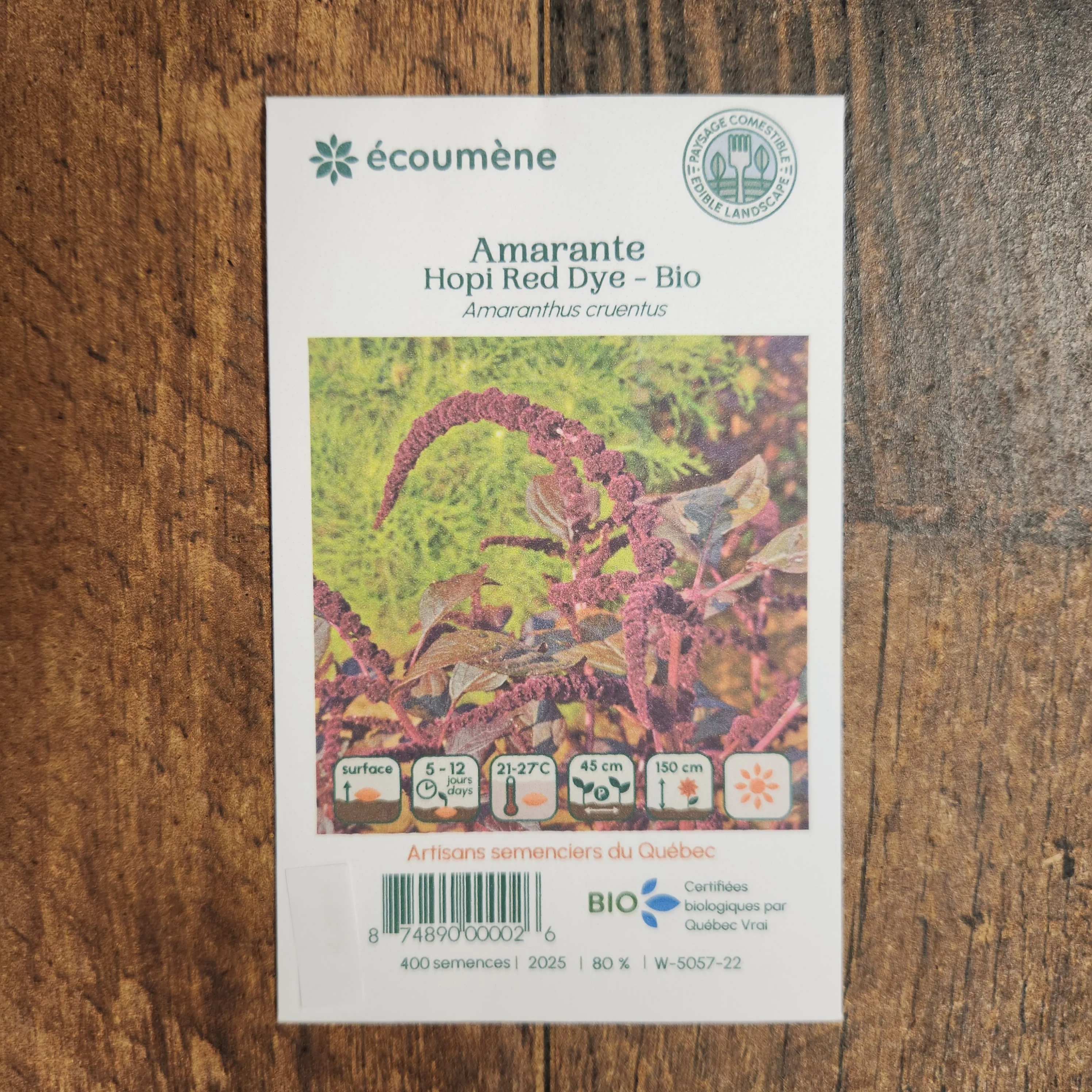 Amarante 'Hopi Red Dye' bio - Image 2