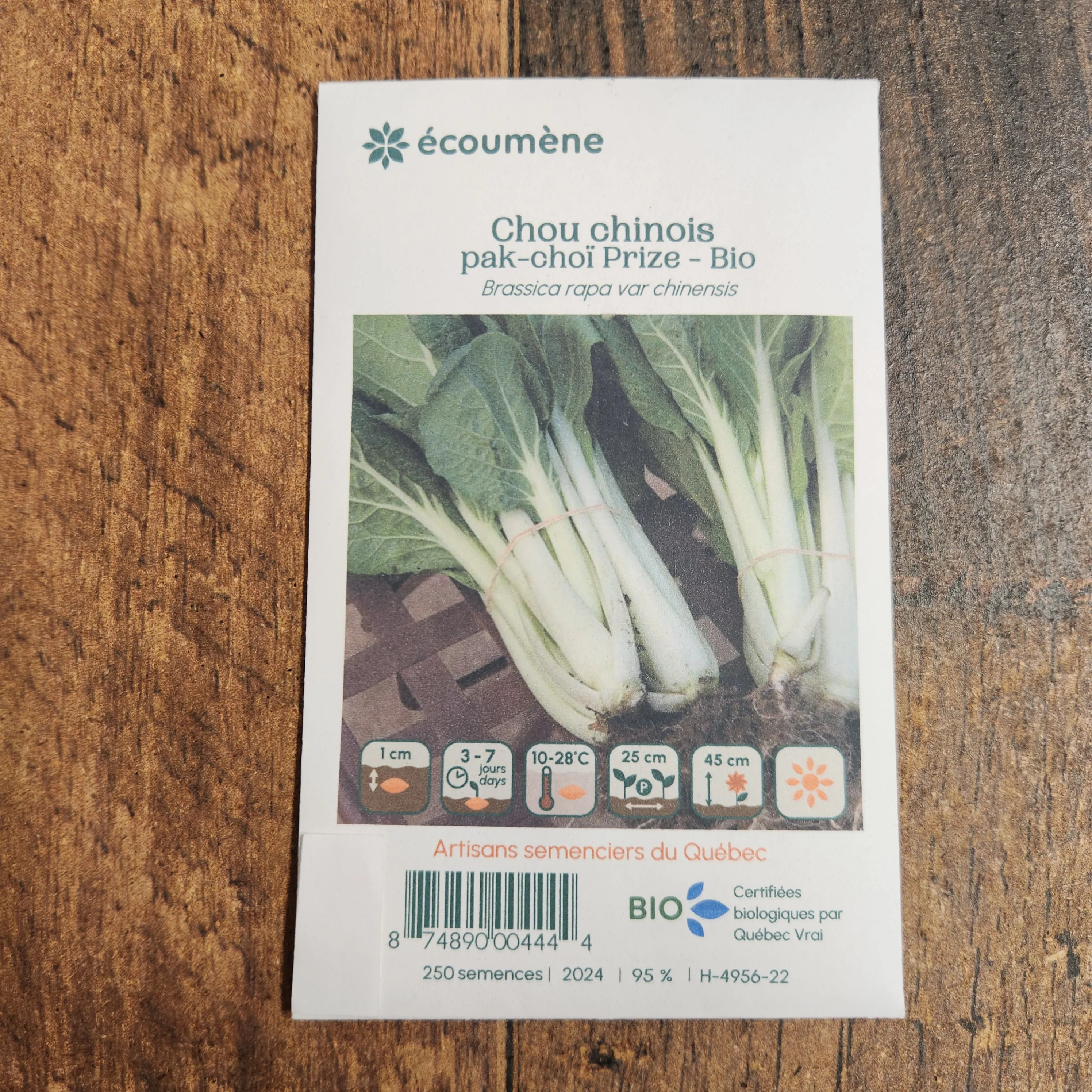 Chou chinois 'Pak-ChoĂŻ Prize' bio - Image 2