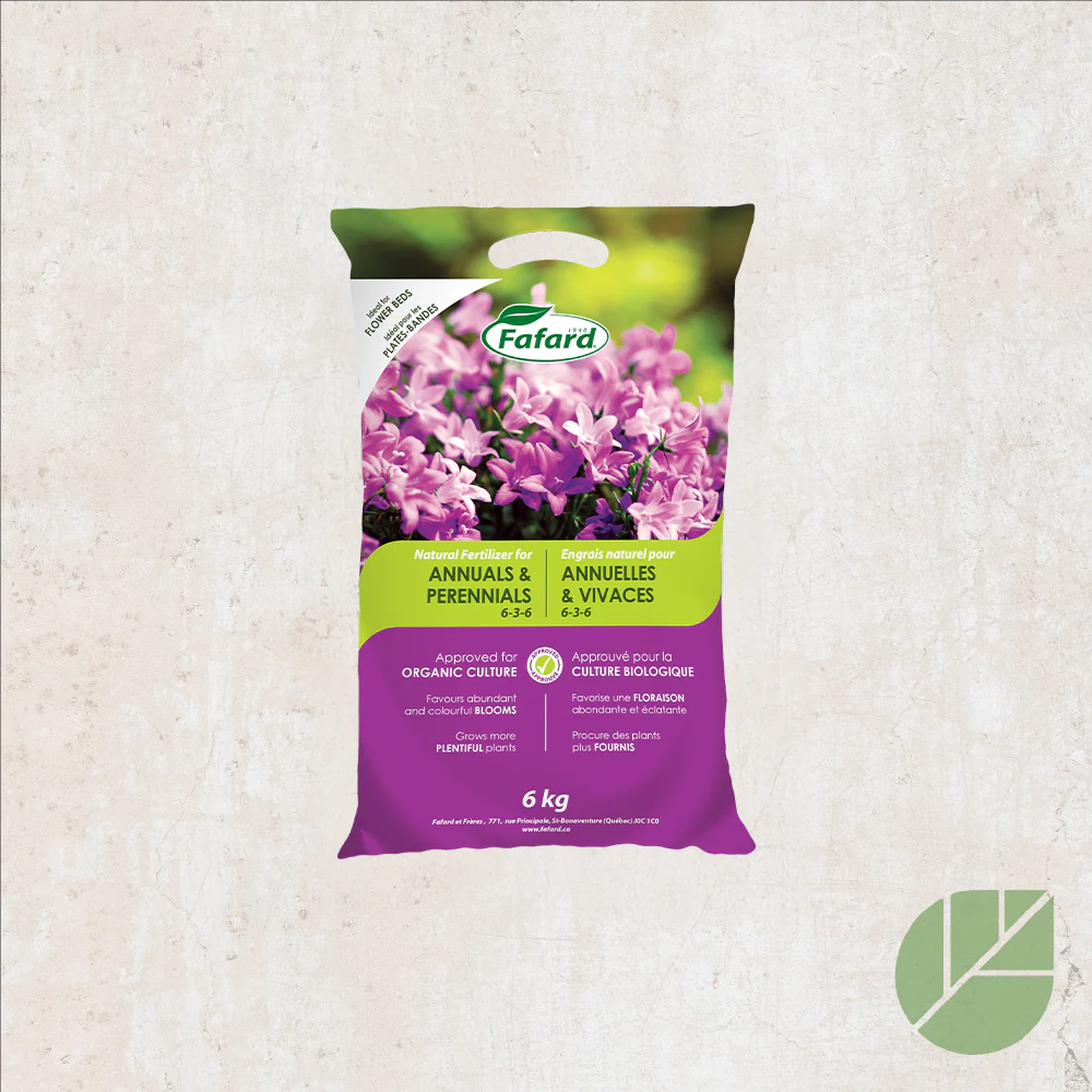 Engrais Naturel pour Annuelles et Vivaces – Fafard 6-3-6 - Image 3