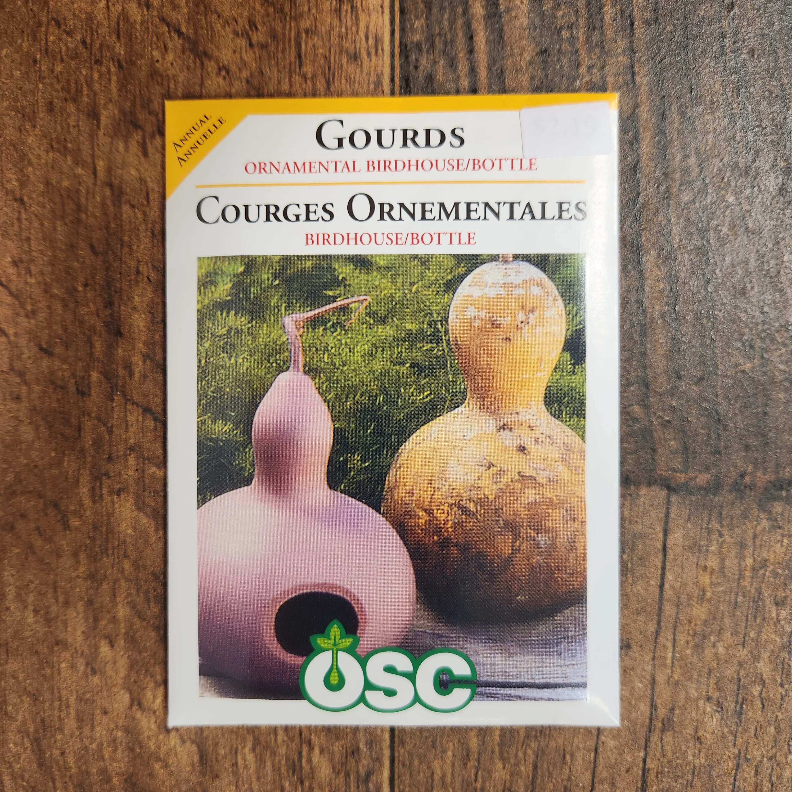 Gourde ornementale 'Birdhouse / Bottle' - Image 2