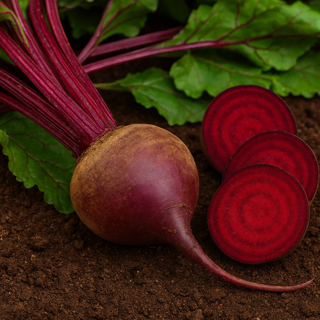 Betterave 'Detroit Rouge Foncé' sur ruban