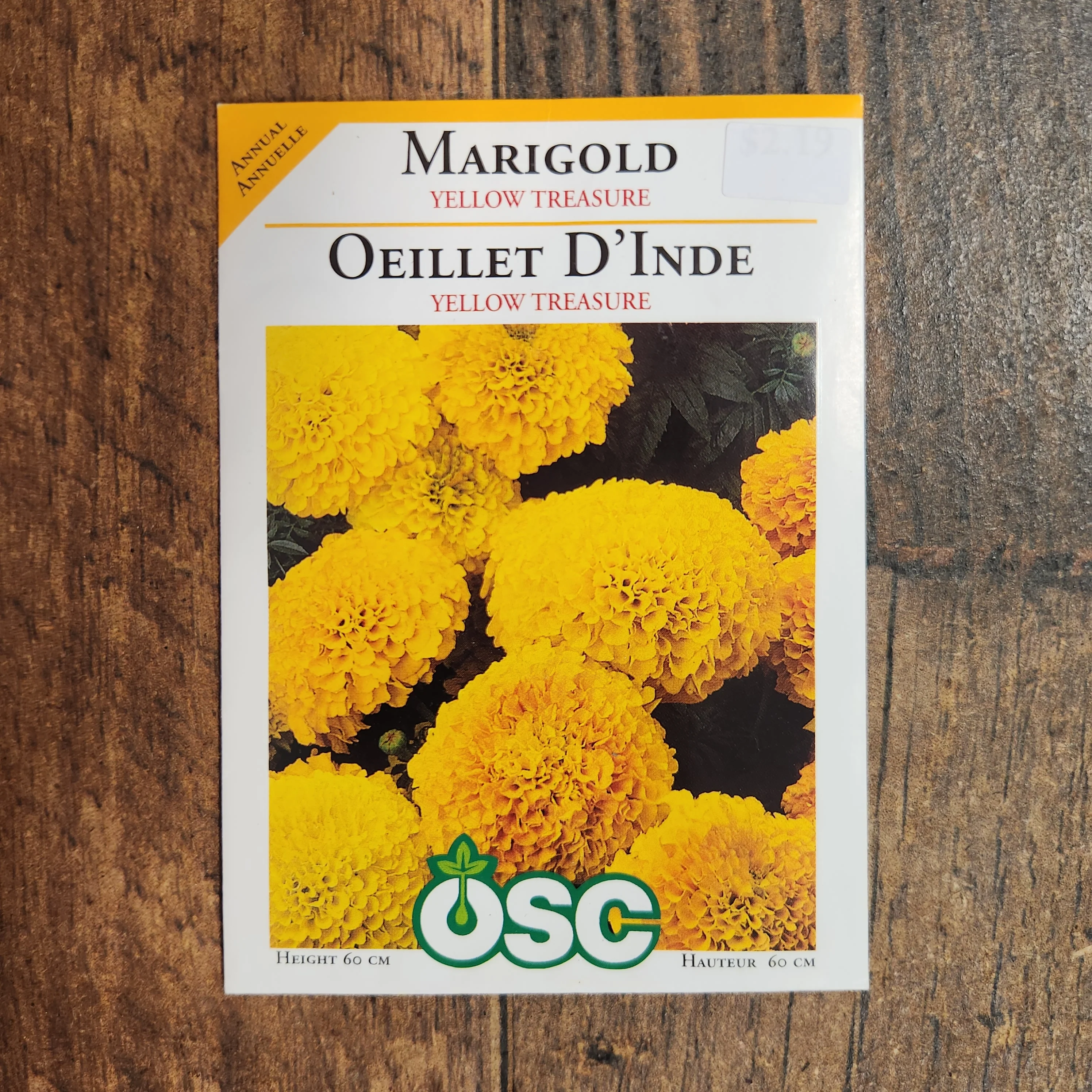 Oeillet d'Inde 'Yellow Treasure' - Image 2