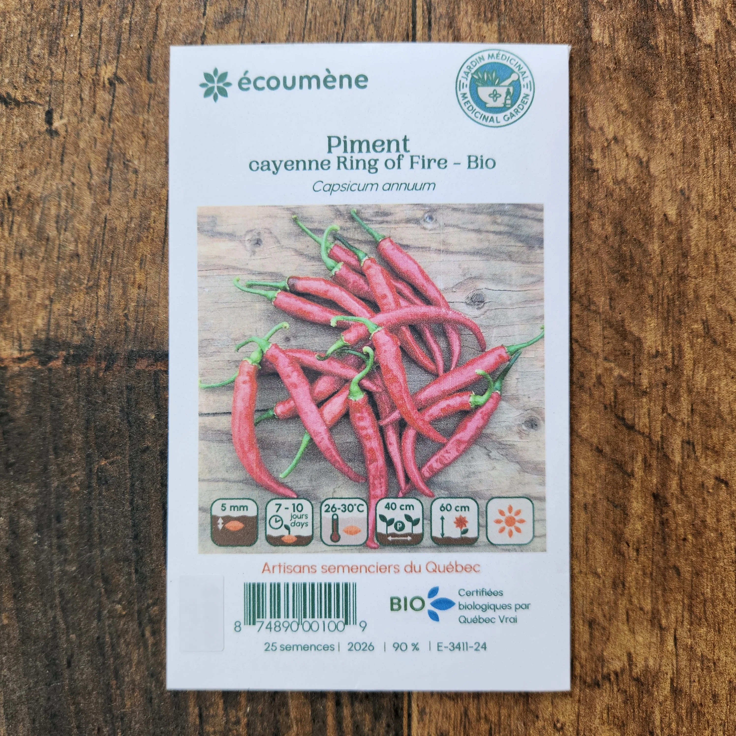 Piment fort 'Cayenne Ring of Fire' bio - Image 2