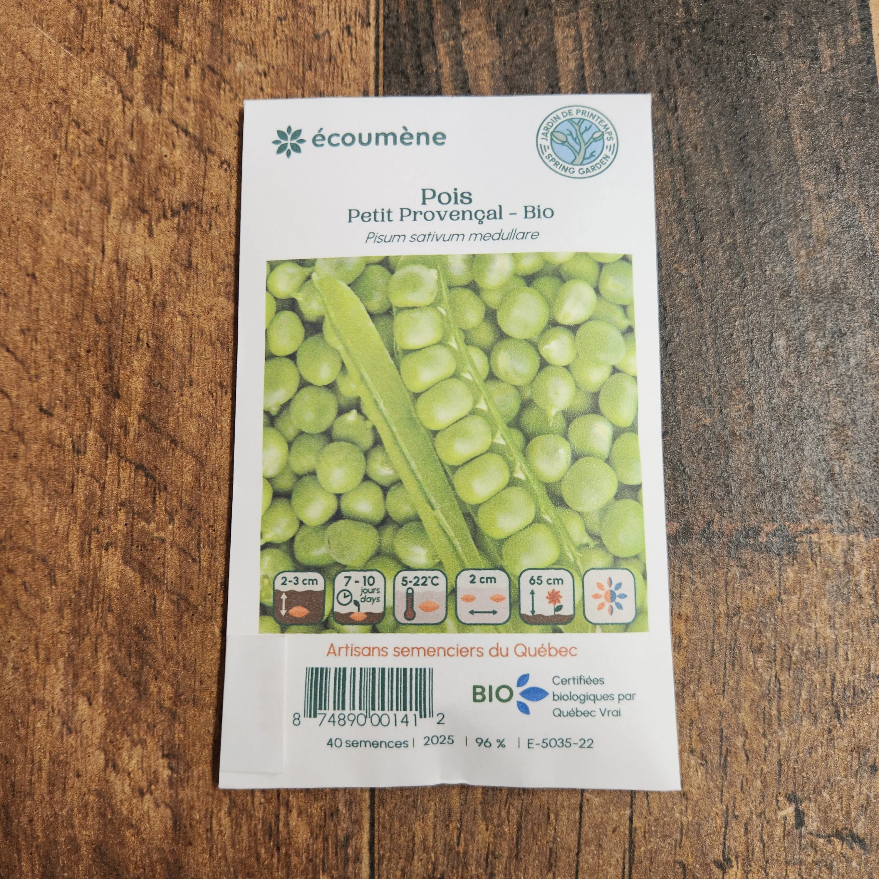 Pois 'Petit Provençal' bio - Image 2