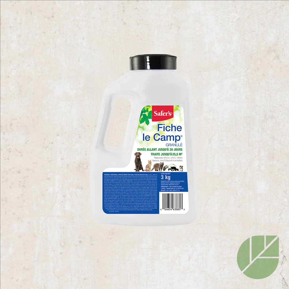 Répulsif granulé Fiche le camp de Safer's®