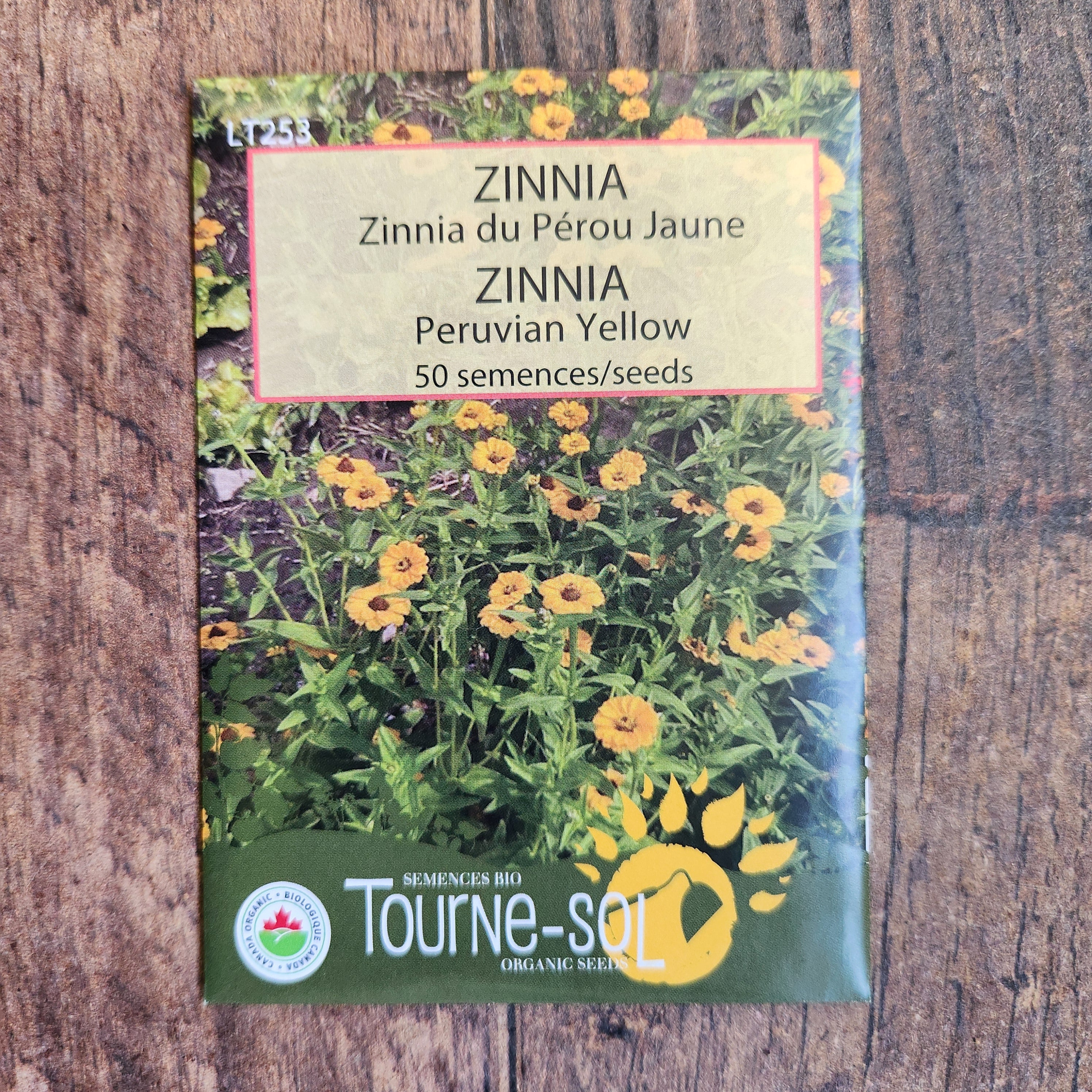 Zinnia 'Peruvian Yellow' bio - Image 2