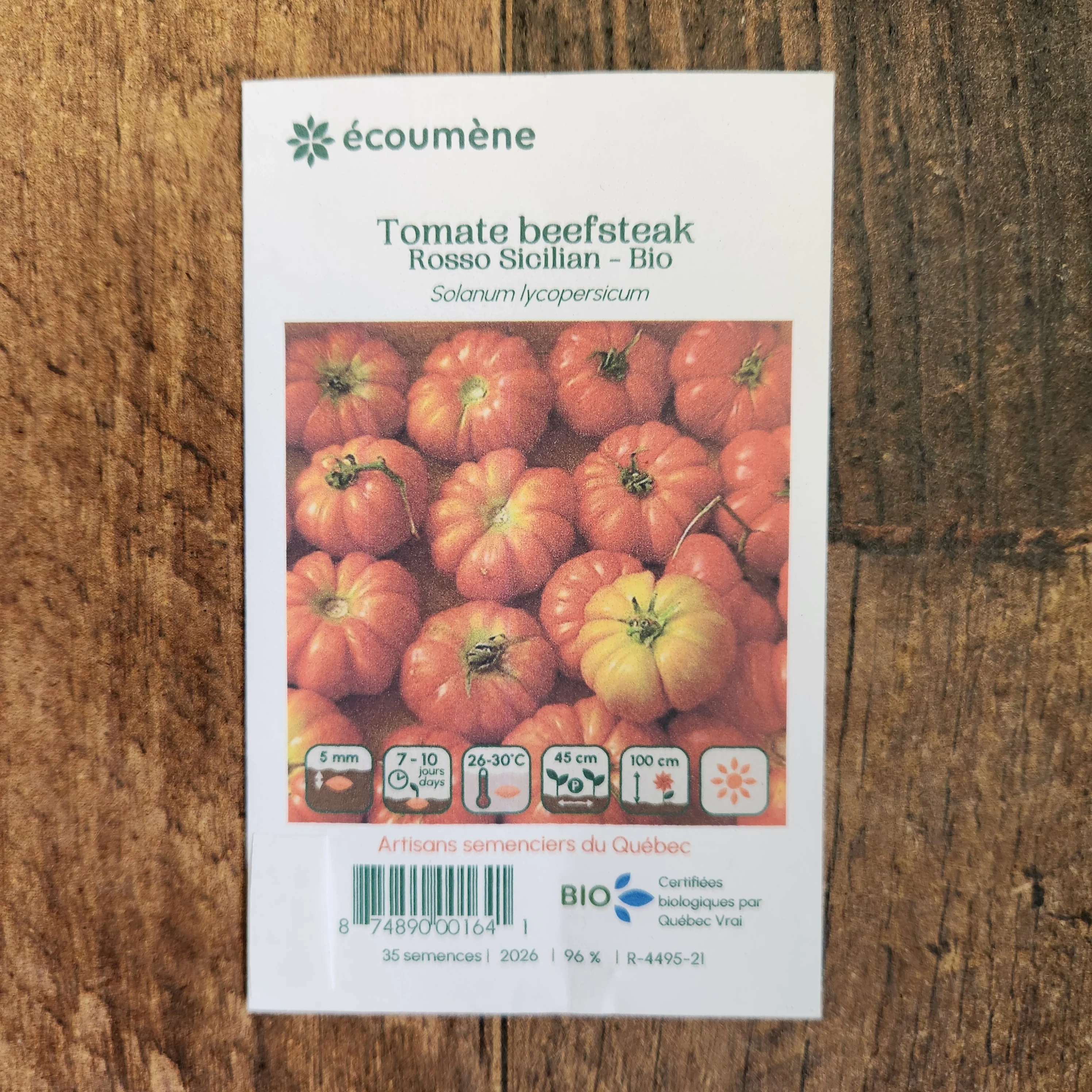Tomate beefsteak 'Rosso Sicilian' bio - Image 2