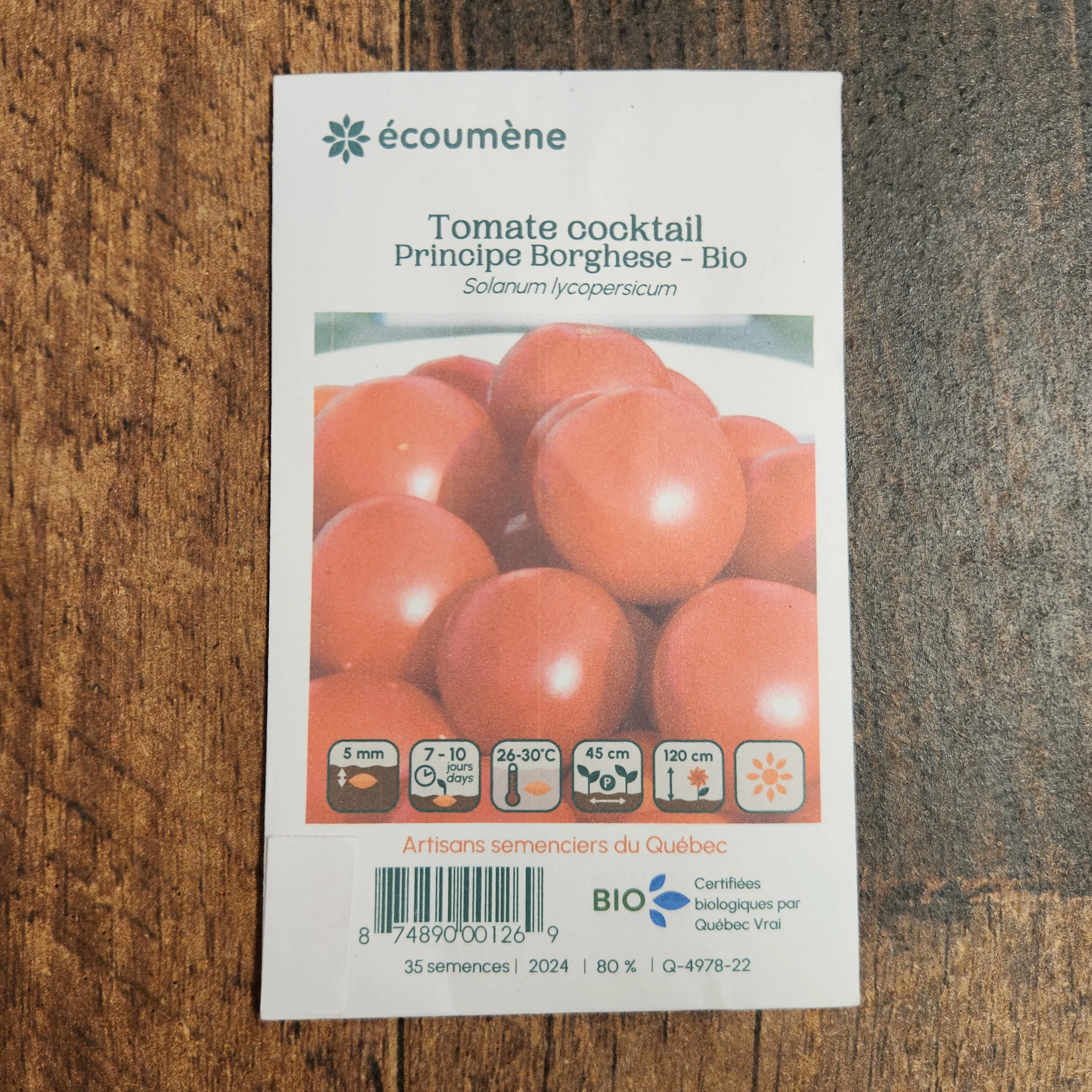 Tomate Cocktail 'Principe Borghese' bio - Image 2