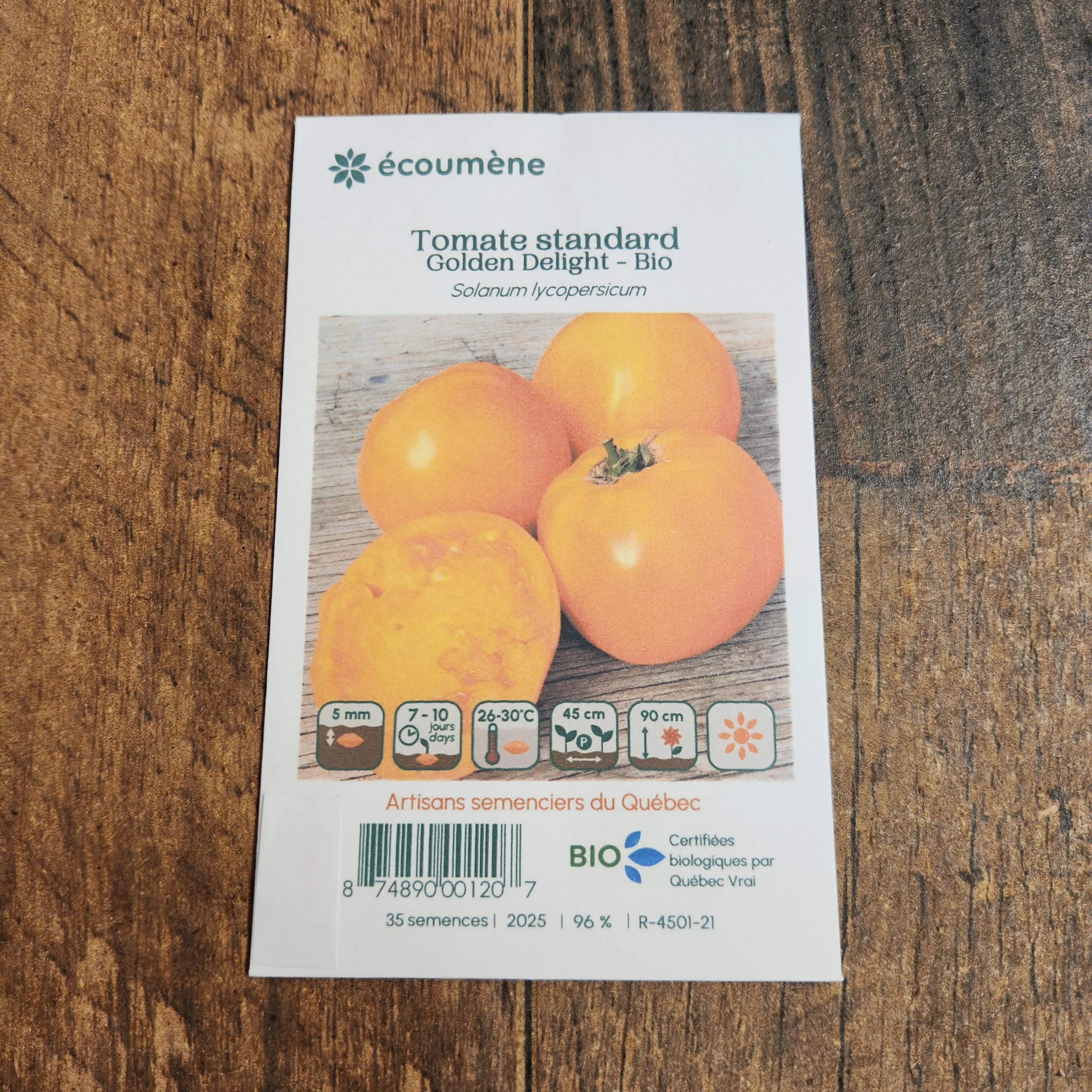 Tomate 'Golden Delight' bio - Image 2