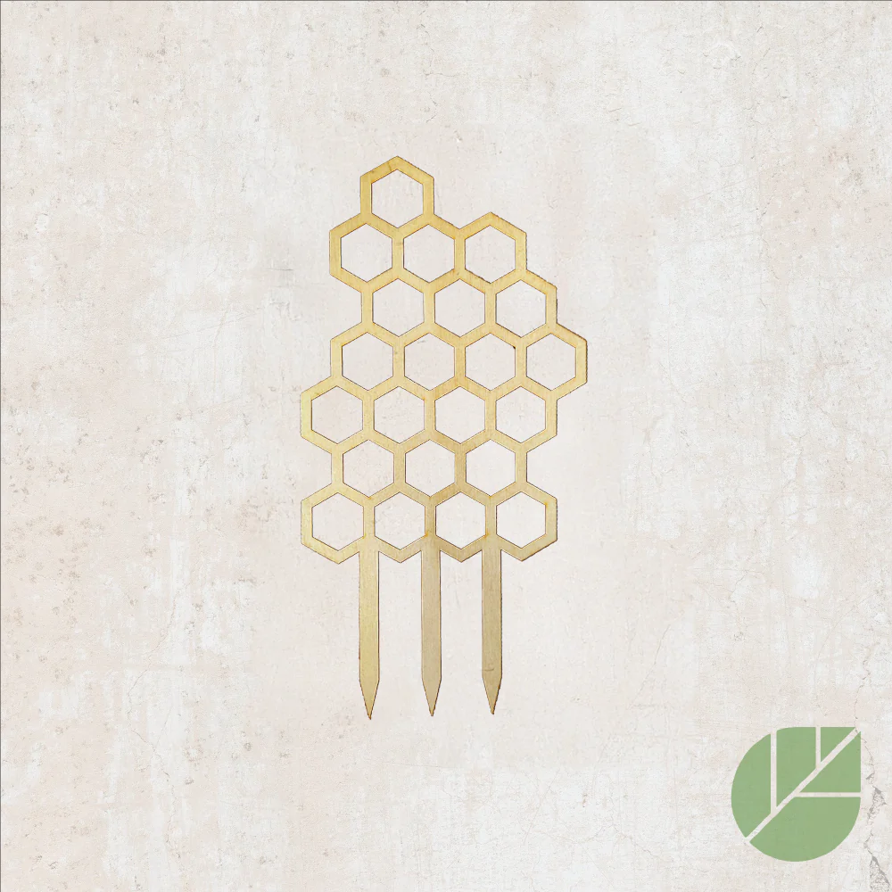 Tuteur en bois Honeycomb 8'' x 4''
