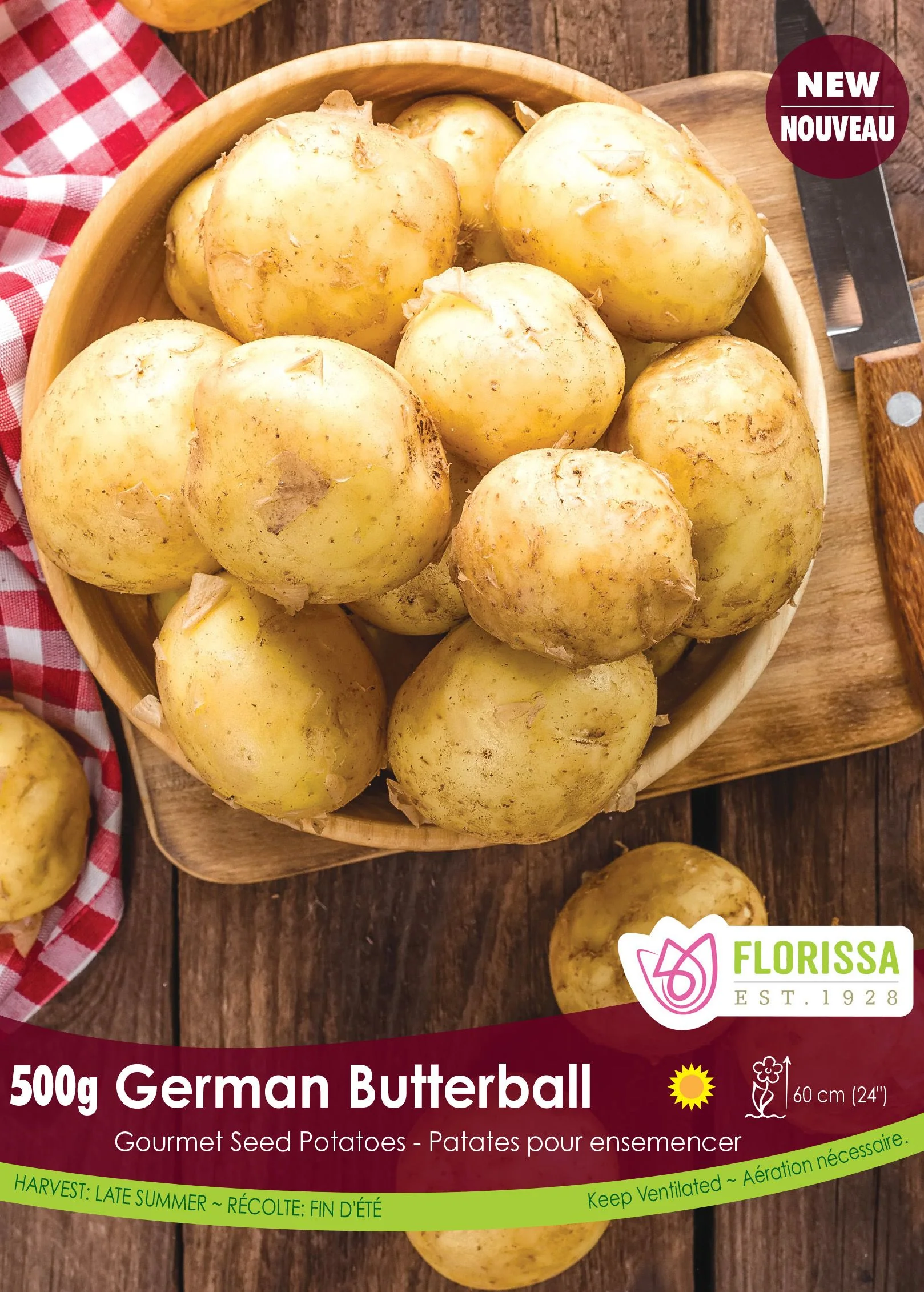Pomme de terre Gourmet 'German Butterball'