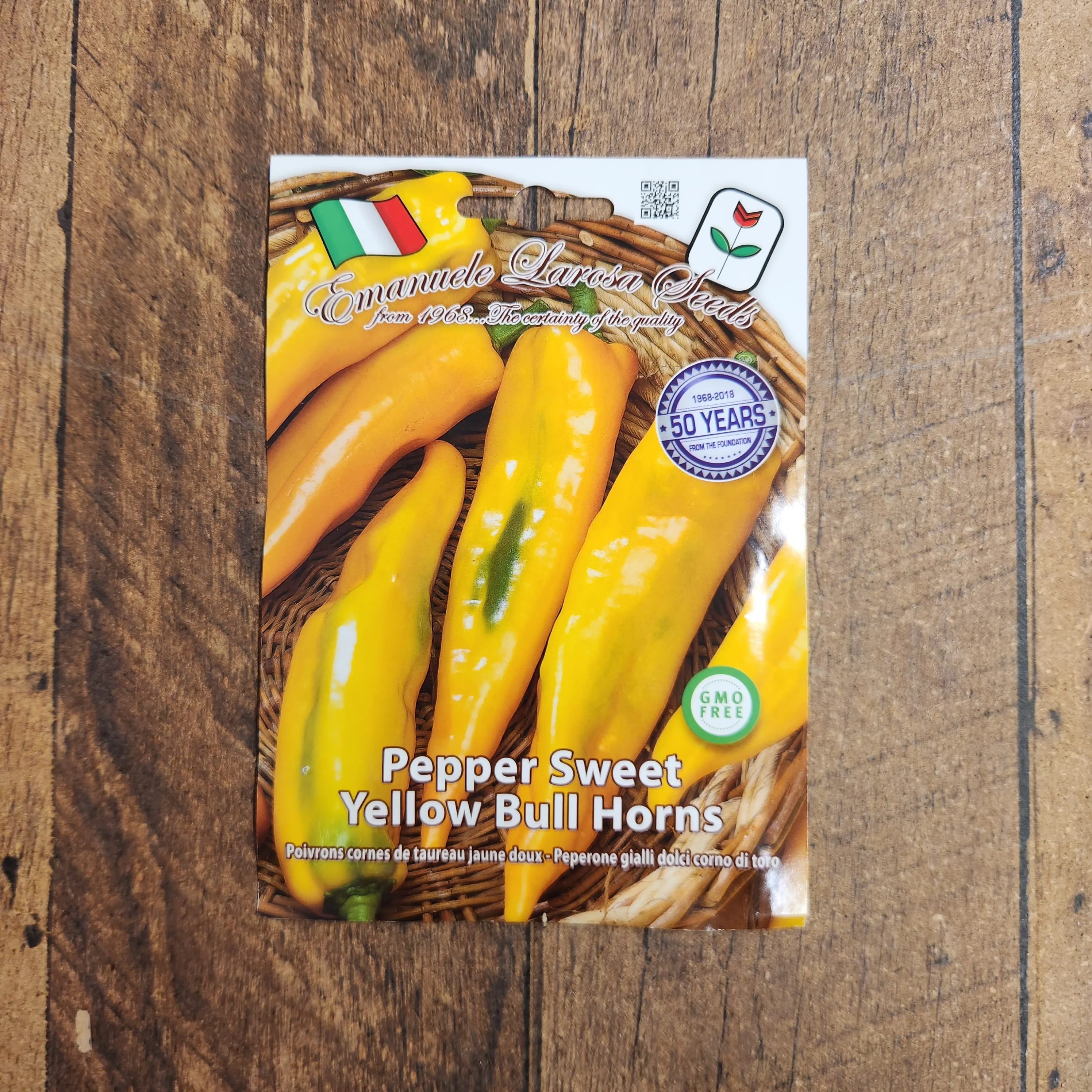 Poivron jaune 'Corno di Toro Giallo'