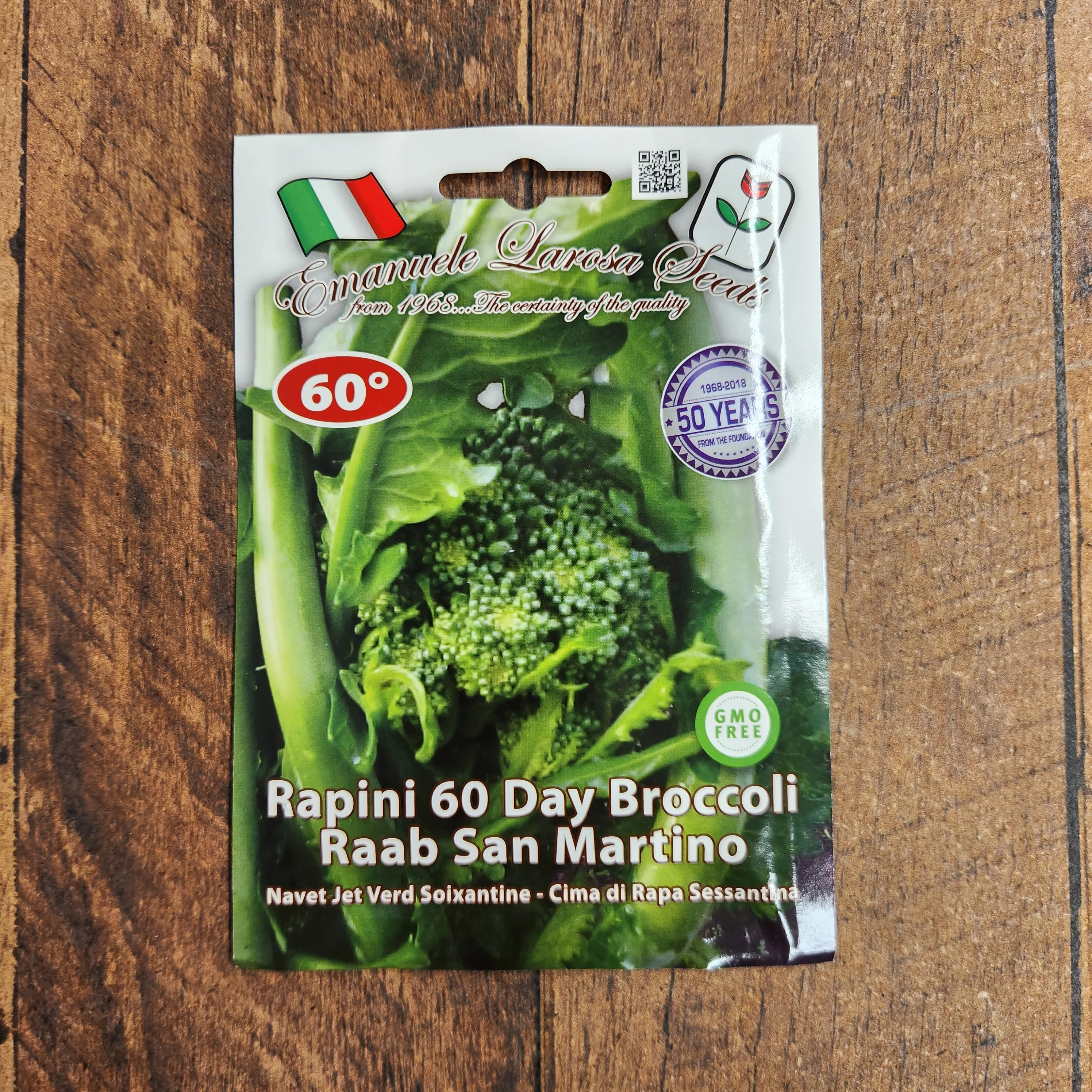 Rapini 'Broccoli Rabe Leccese di San Martino' (60 jours)